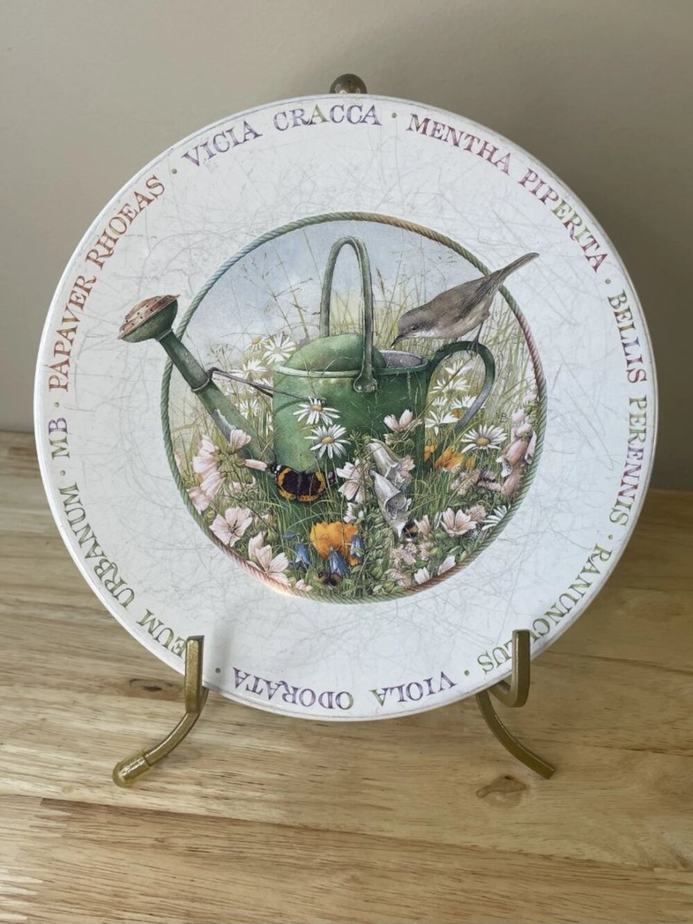 Marjolein Bastin Wildflower Meadow 8" Salad Dessert Plate Hallmark